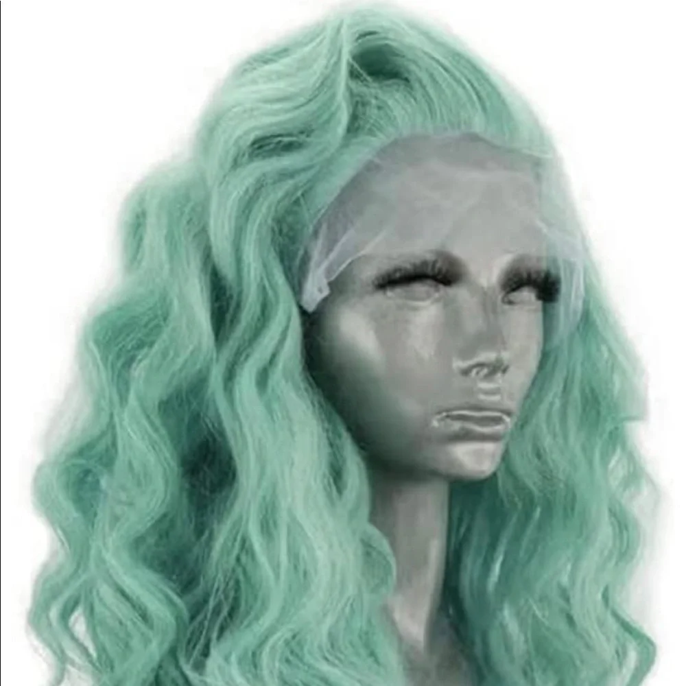 - 💜 MAI 20” SEA URC GREEN WAVY LACE FRONT WIG 💜 *NEW* 🆕🆕🆕